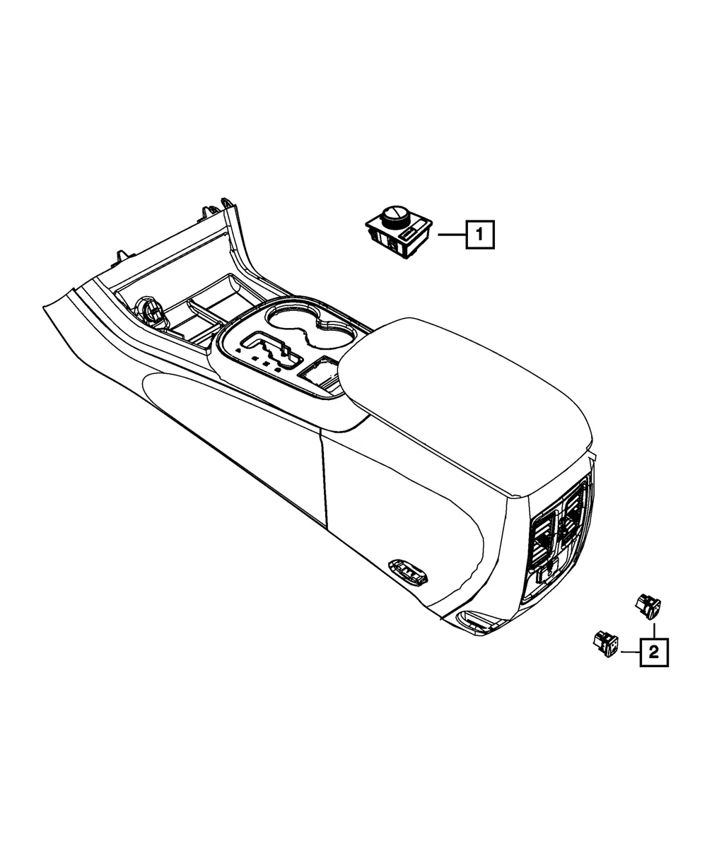 Transfer Case Switch - Mopar (56046472AA) - view 6