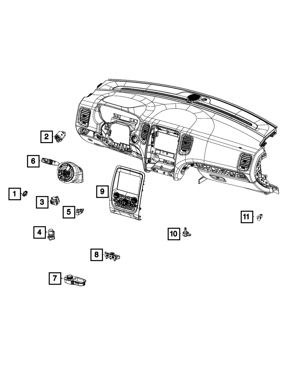 Transfer Case Switch - Mopar (56054452AB) - view 3