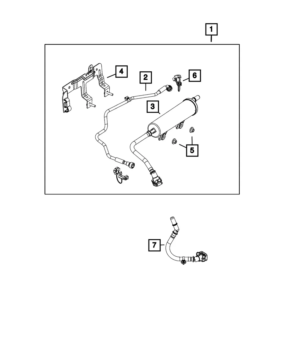 Fuel Line Bundle - Mopar (57008974AB) - view 4