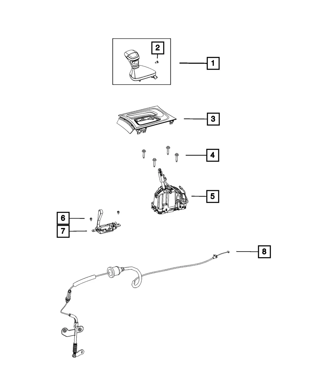Transmission Shifter - Mopar (5PL751CCAN) - view 7
