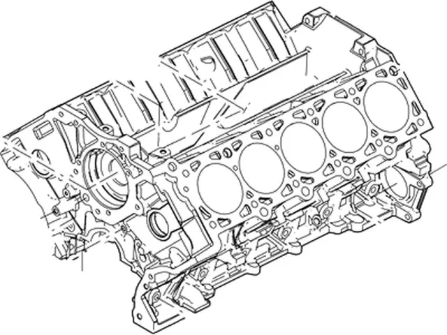 Cylinder Block - Ford (5c3z6010aa)