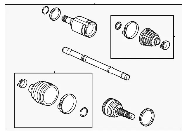 Cv Axle Assembly - GM (60005208)