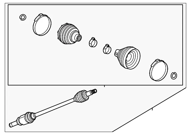 Axle Assembly - GM (60008636) - view 3