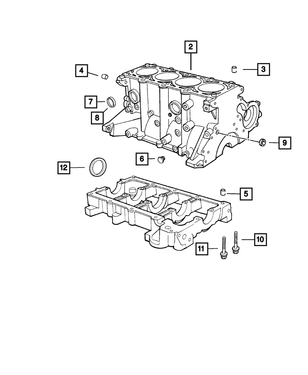 Core Plug, Cylinder Block - Mopar (6034804AB) - view 4