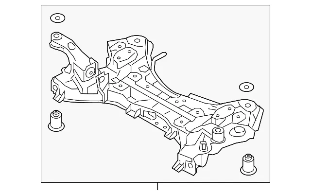 Engine Cradle - Kia (62405-2P401)