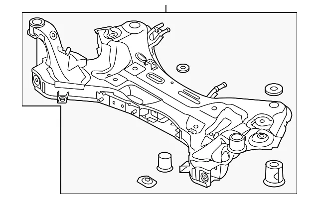 Engine Cradle - Kia (62405-D7670)