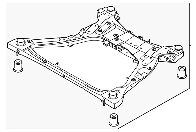 Engine Cradle - Kia (62405-L1000)