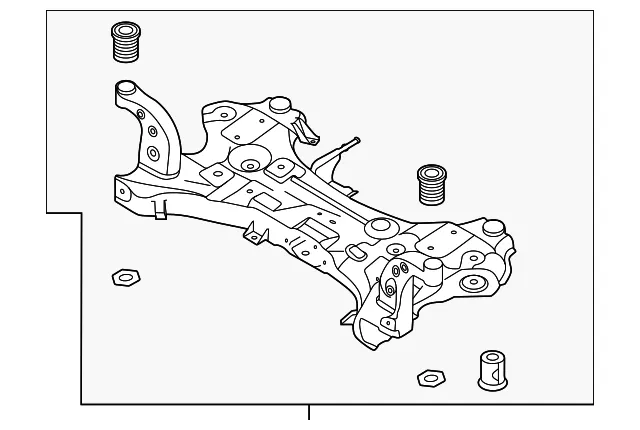 Engine Cradle - Kia (62405-Q5500)