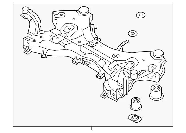 Engine Cradle - Kia (62405-S1650)