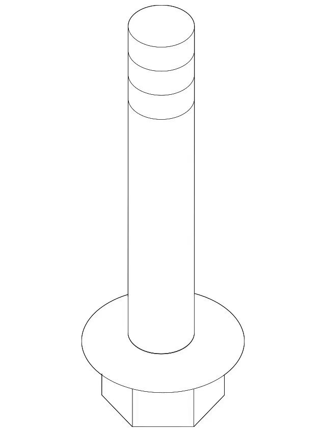 Engine Cradle Front Bolt - Kia (62492-2E100)
