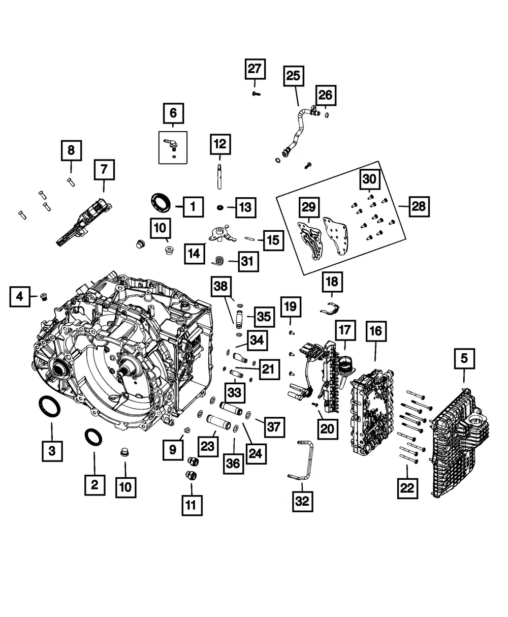 Transmission Case Plug - Mopar (6513212AA) - view 9