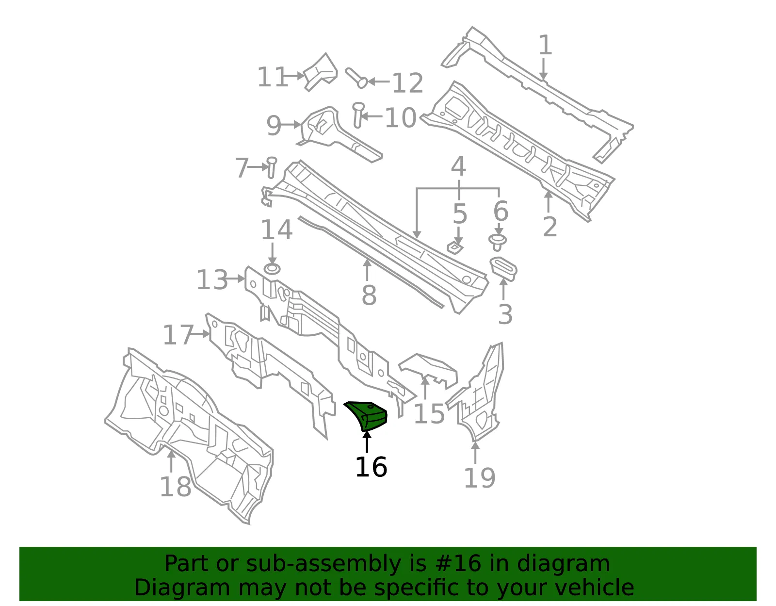Engine Compartment Insulation - Nissan (67354-EA000) - view 2