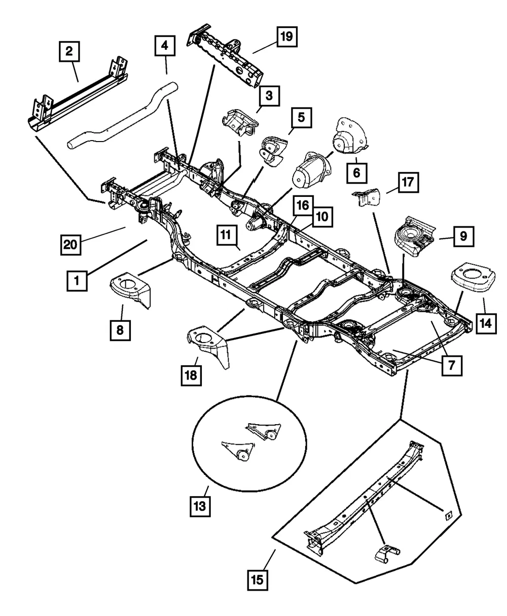 Engine Bracket - Passenger Side (RH) - Mopar (68003504AA) - view 4