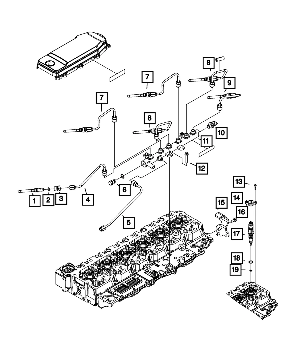 Fuel Line Shield - Mopar (68005439aa)