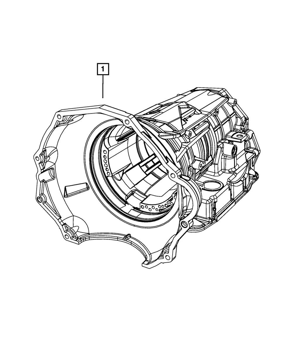 Transmission Case - Mopar (68009563AA) - view 8
