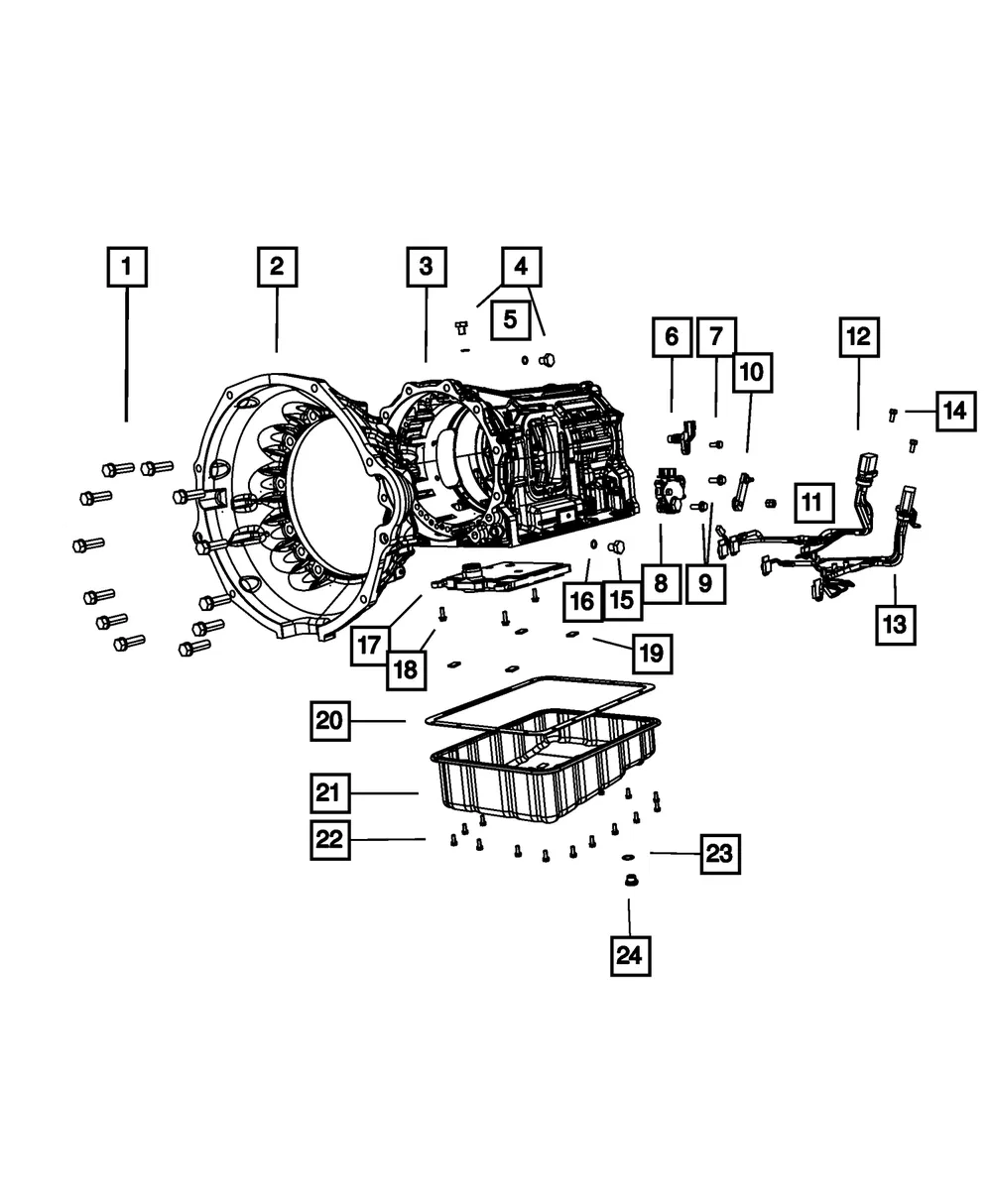 Transmission Speed Sensor - Mopar (68020003AA) - view 8
