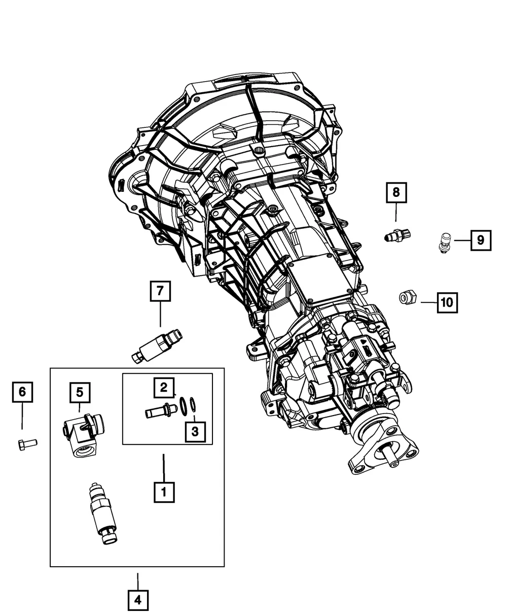 Transmission Skip Shift So - Mopar (68029166AA) - view 2