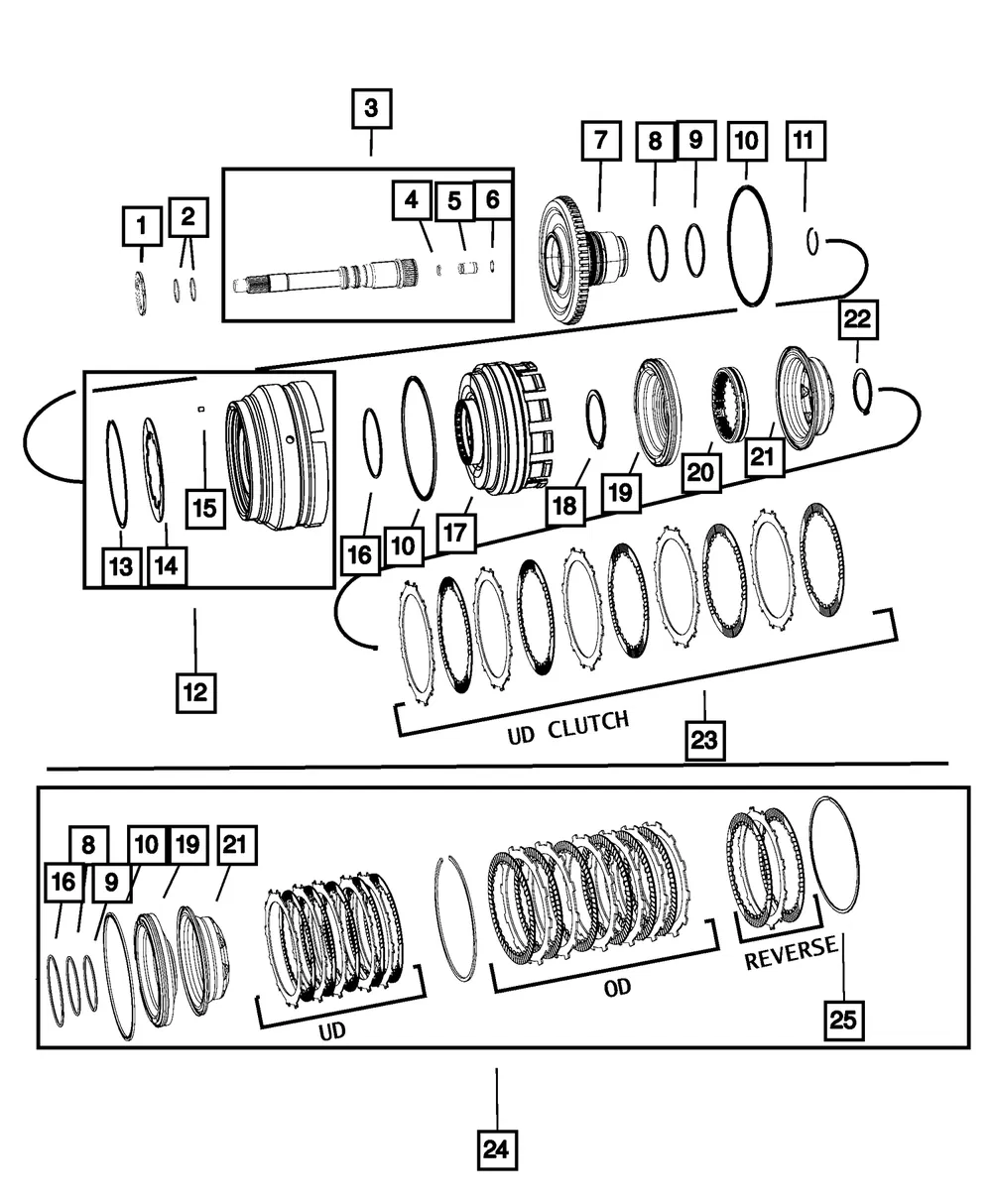 Reverse And Overdrive Piston - Mopar (68029262AA) - view 4