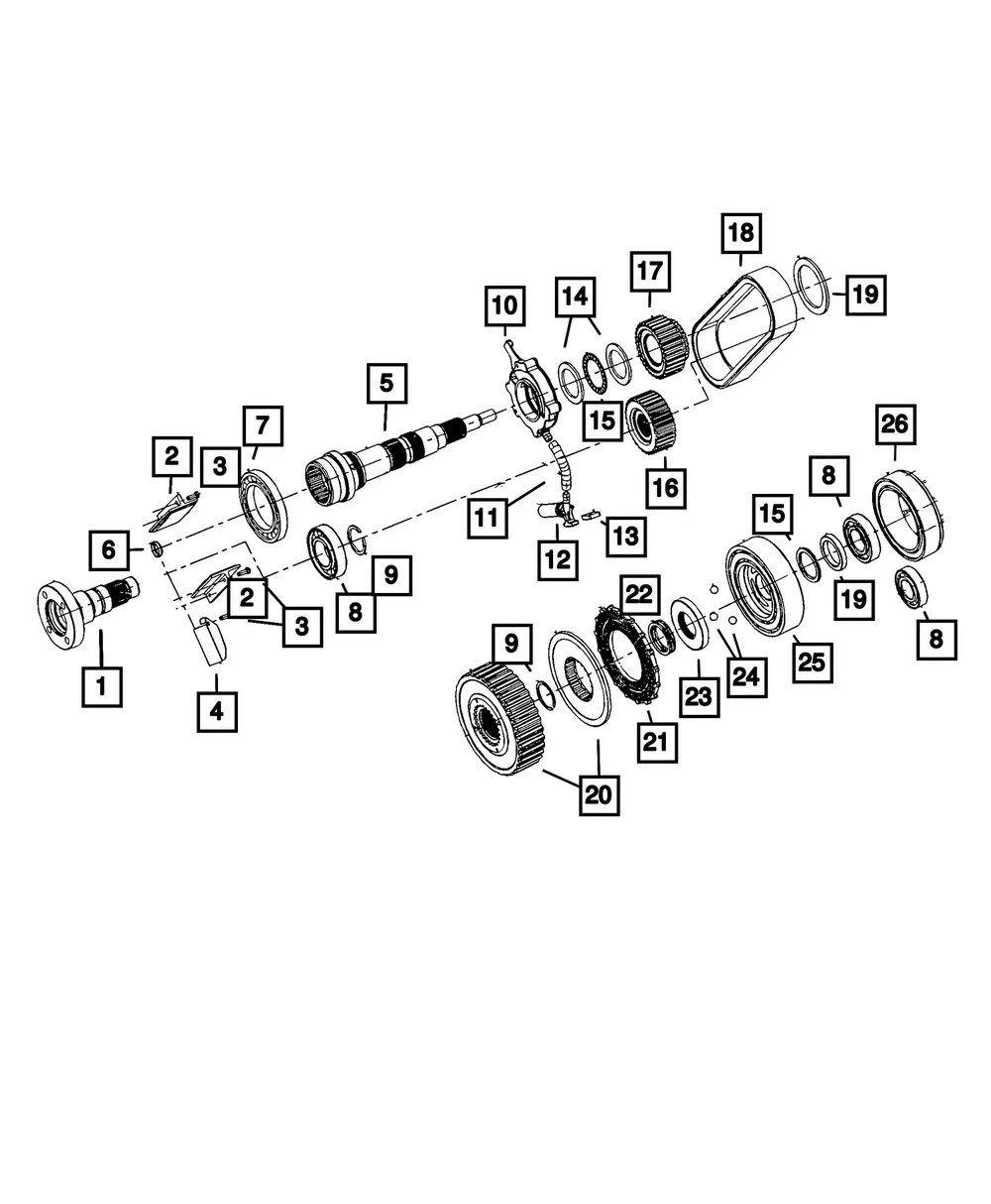 Transfer Case Coil - Mopar (68055331aa)