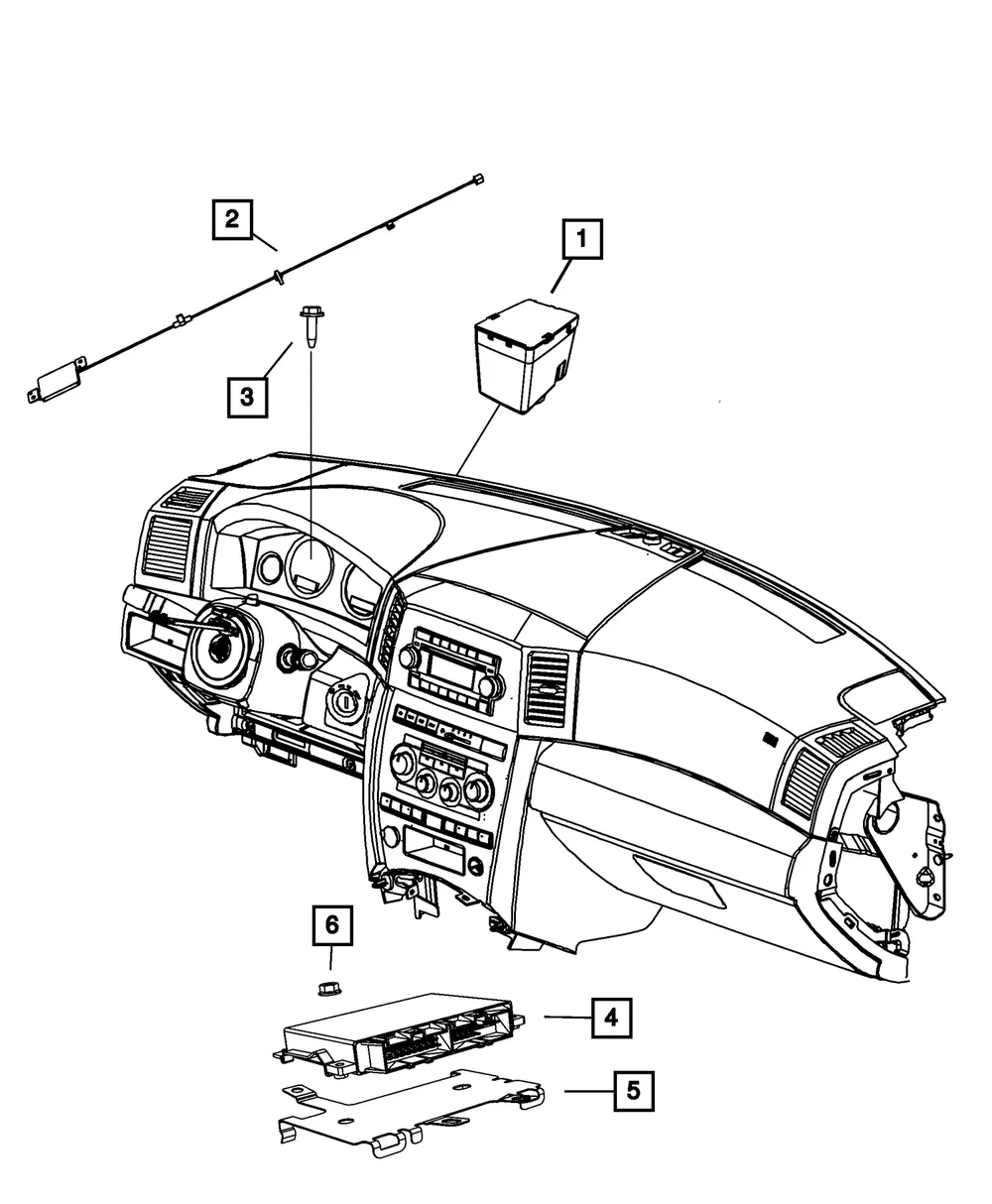 Transmission Control Module - Mopar (68058666AJ) - view 2