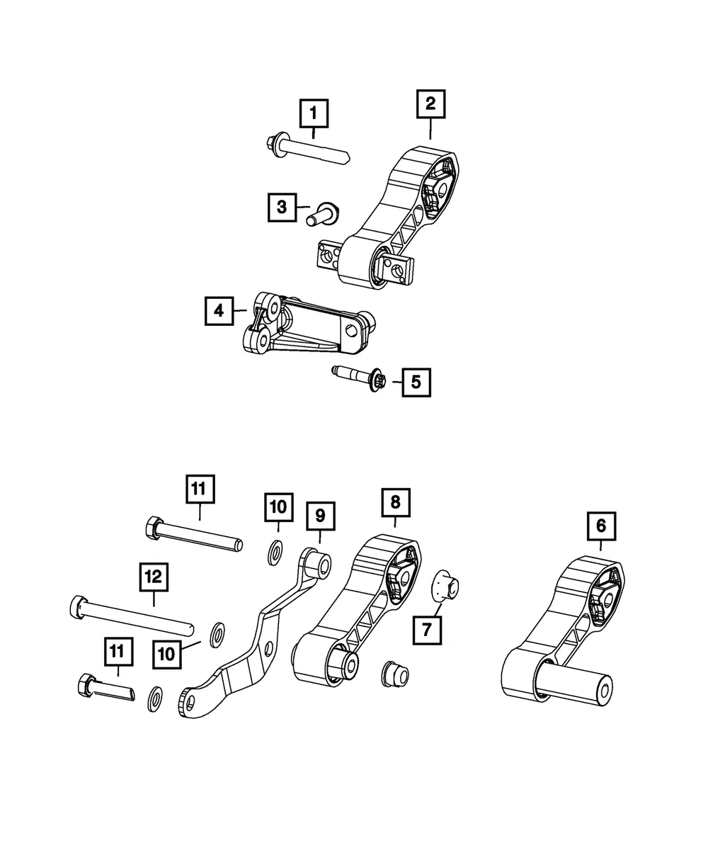 Engine Isolator - Mopar (68073029ac) - view 4
