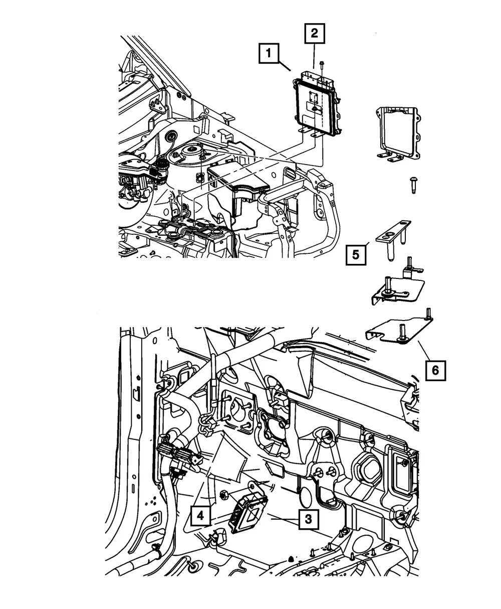 Transmission Control Module - Mopar (68077940AA) - view 7