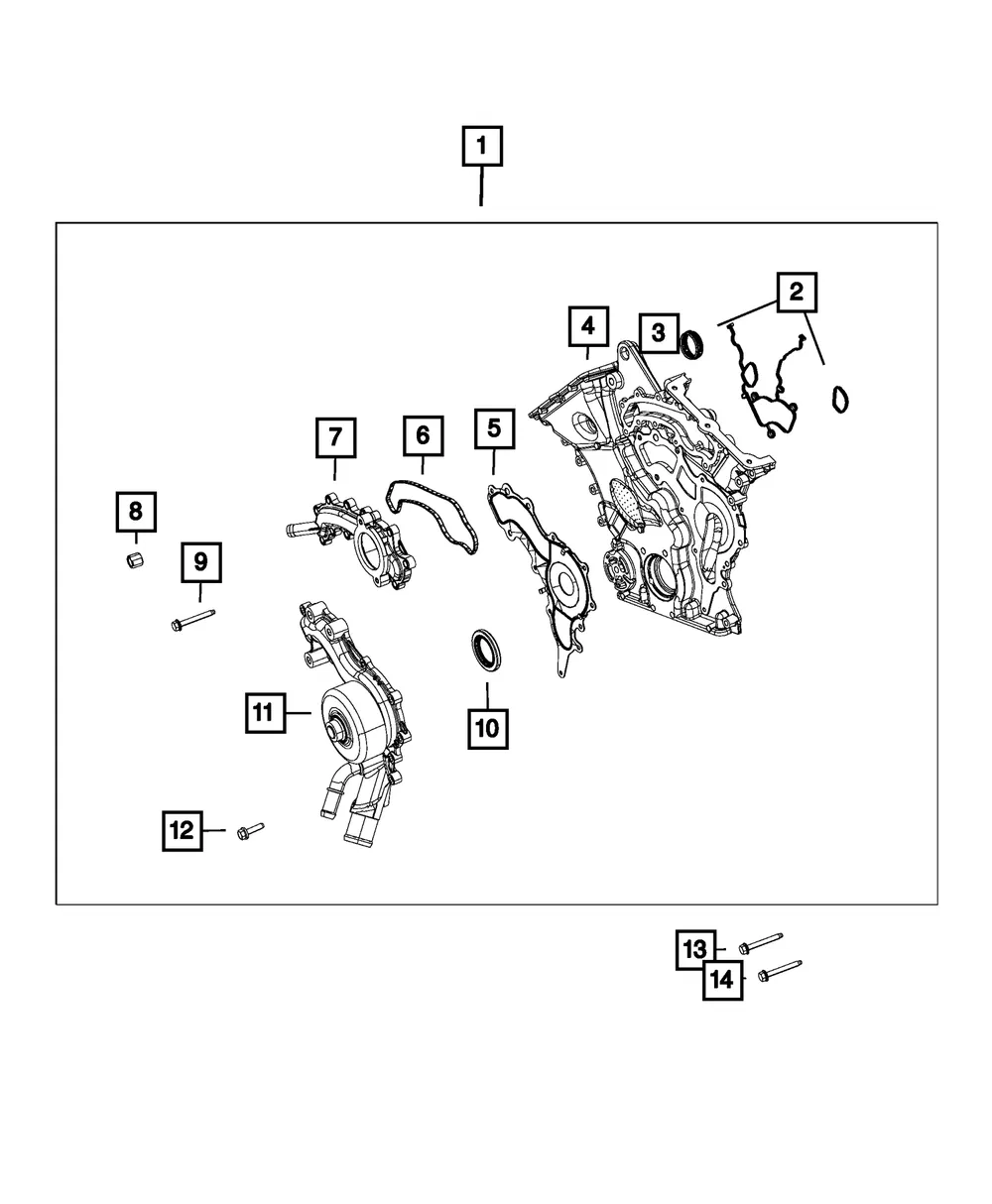 Water Pump - Mopar (68079412AE) - view 10