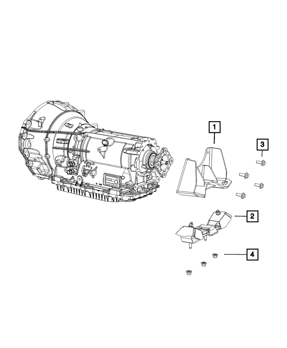 Transmission Mount Bracket - Mopar (68089043AA) - view 4