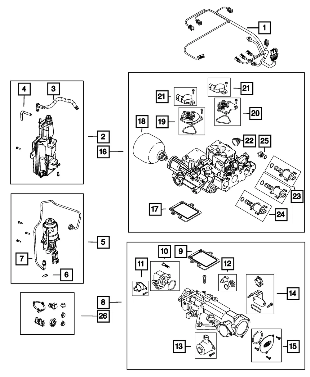 Transmission Solenoid - Mopar (68137390aa)