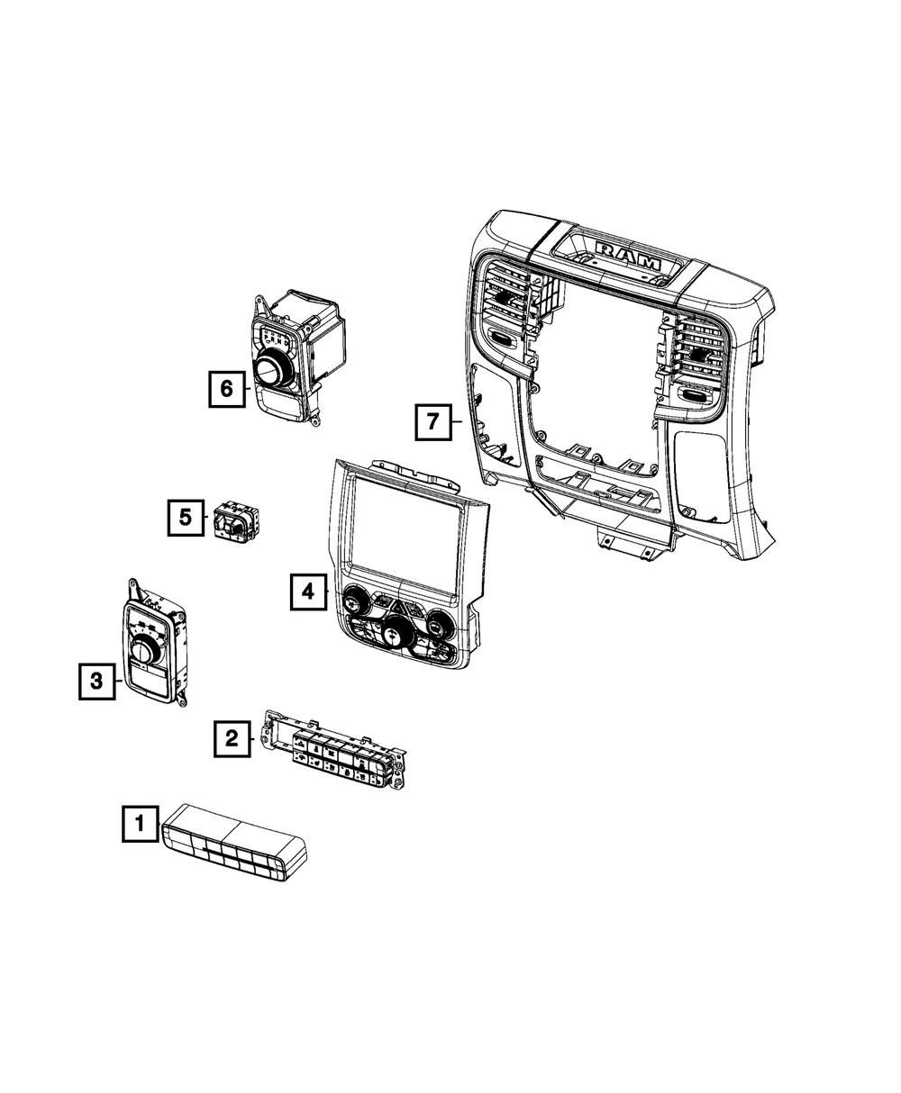 Transfer Case Switch - Mopar (68142277AE) - view 4