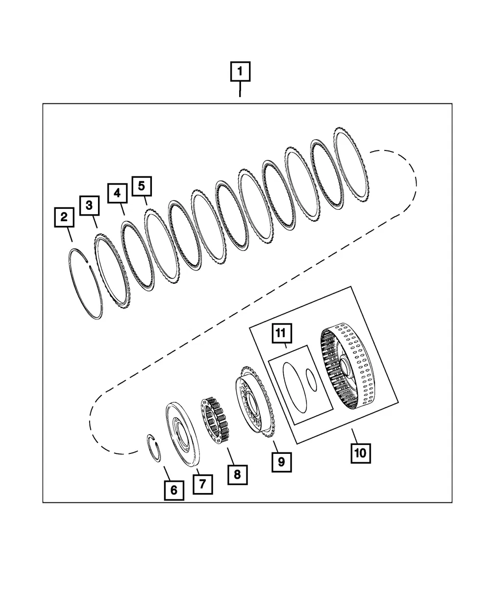 Clutch Spring - Mopar (68146267aa)