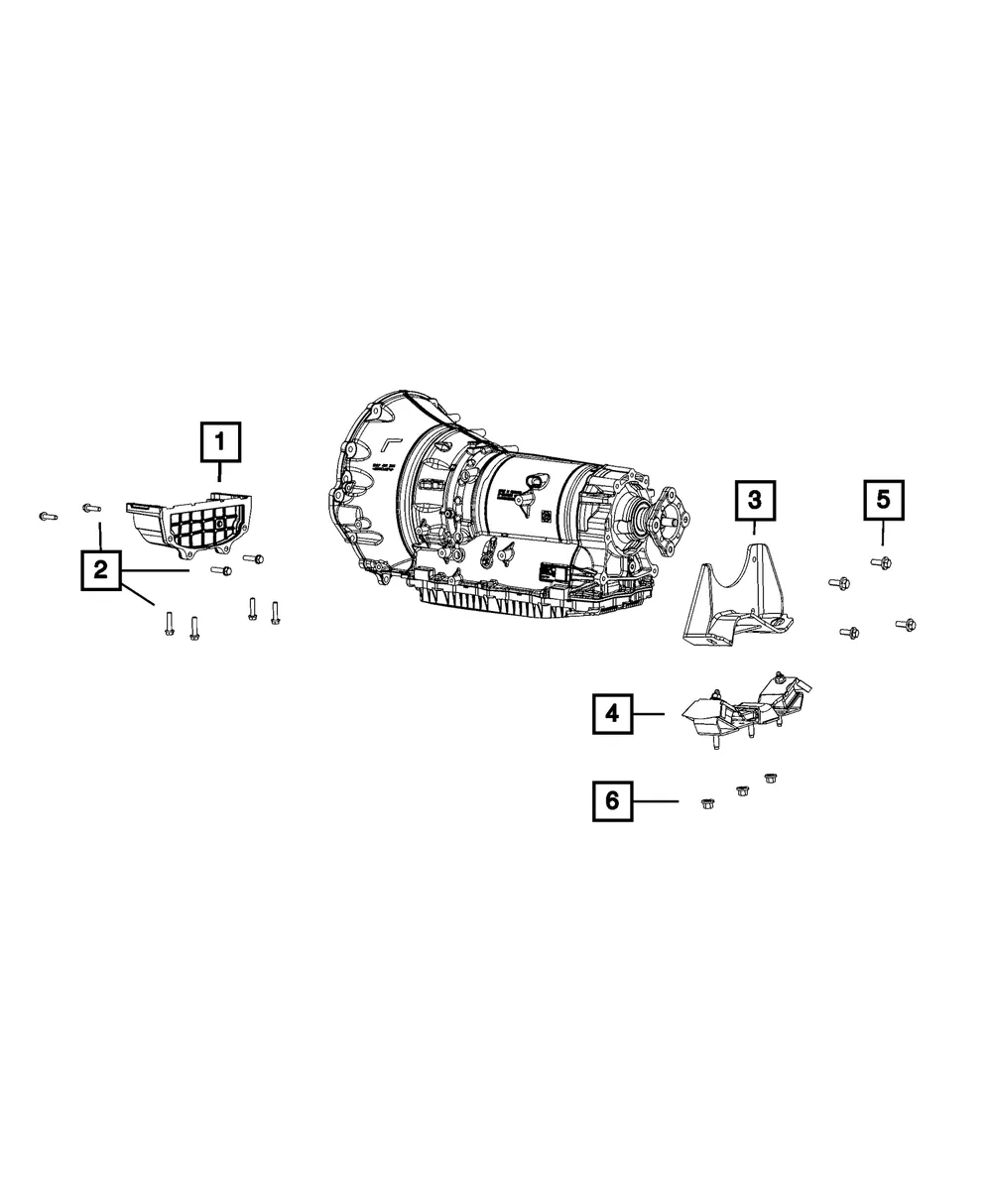 Transmission Mount Bracket - Mopar (68147349ab)
