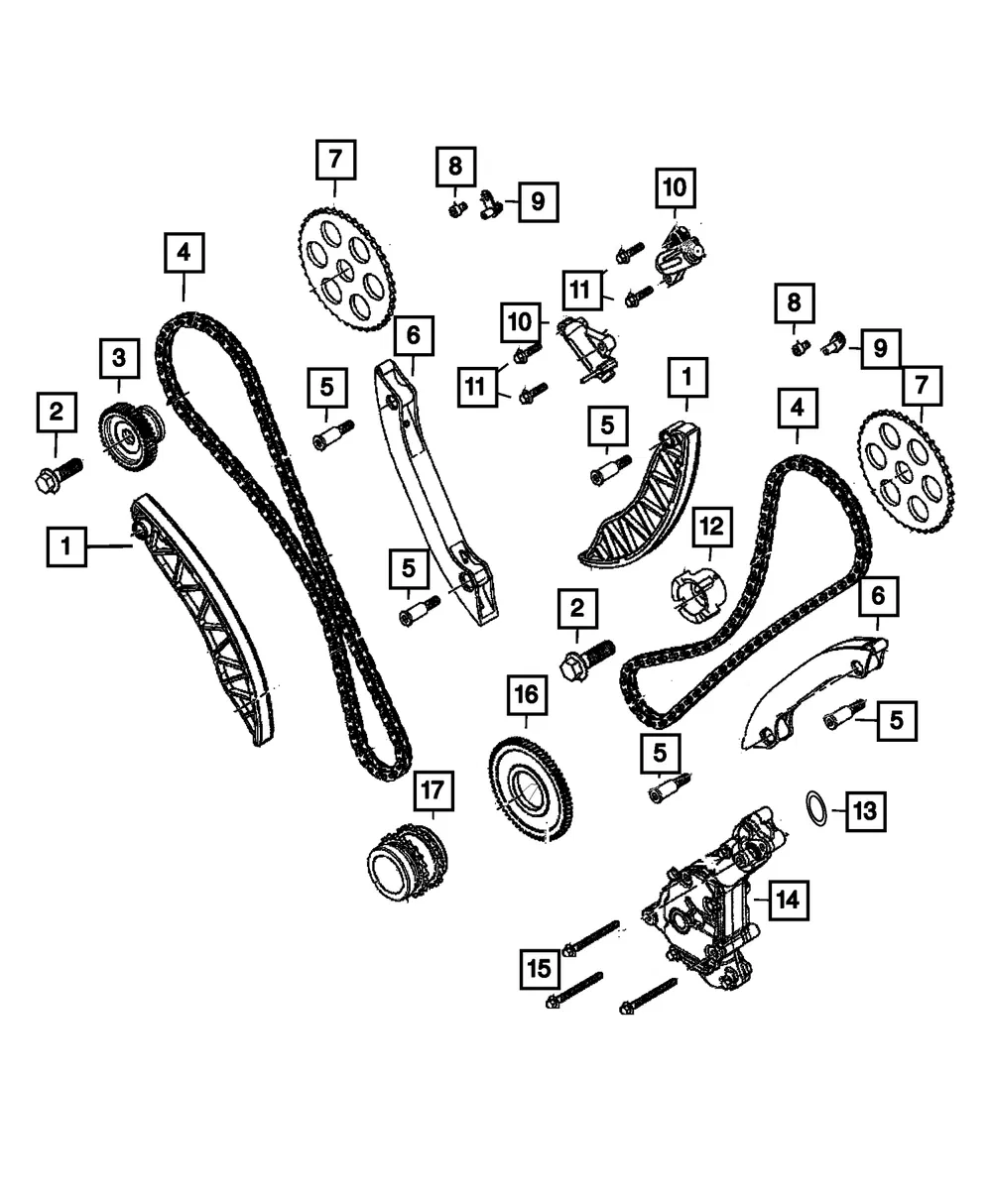 Timing Chain Guide - Mopar (68147489AA) - view 5