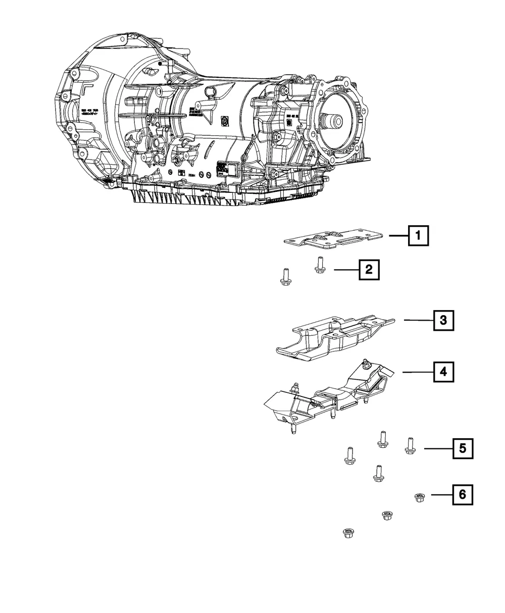 Transmission Mount Bracket - Mopar (68152017AA) - view 4