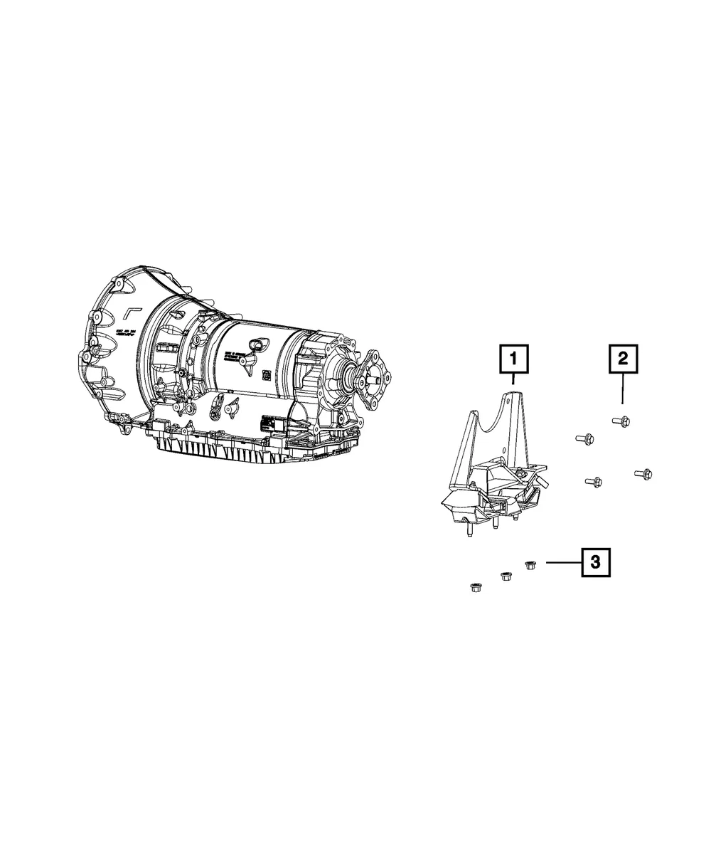 Transmission Mount Bracket - Mopar (68159783AB) - view 3