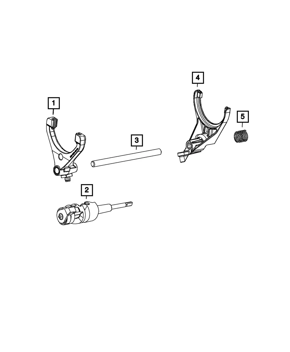 Transfer Case Shifter Assembly - Mopar (68161353ab) - view 3