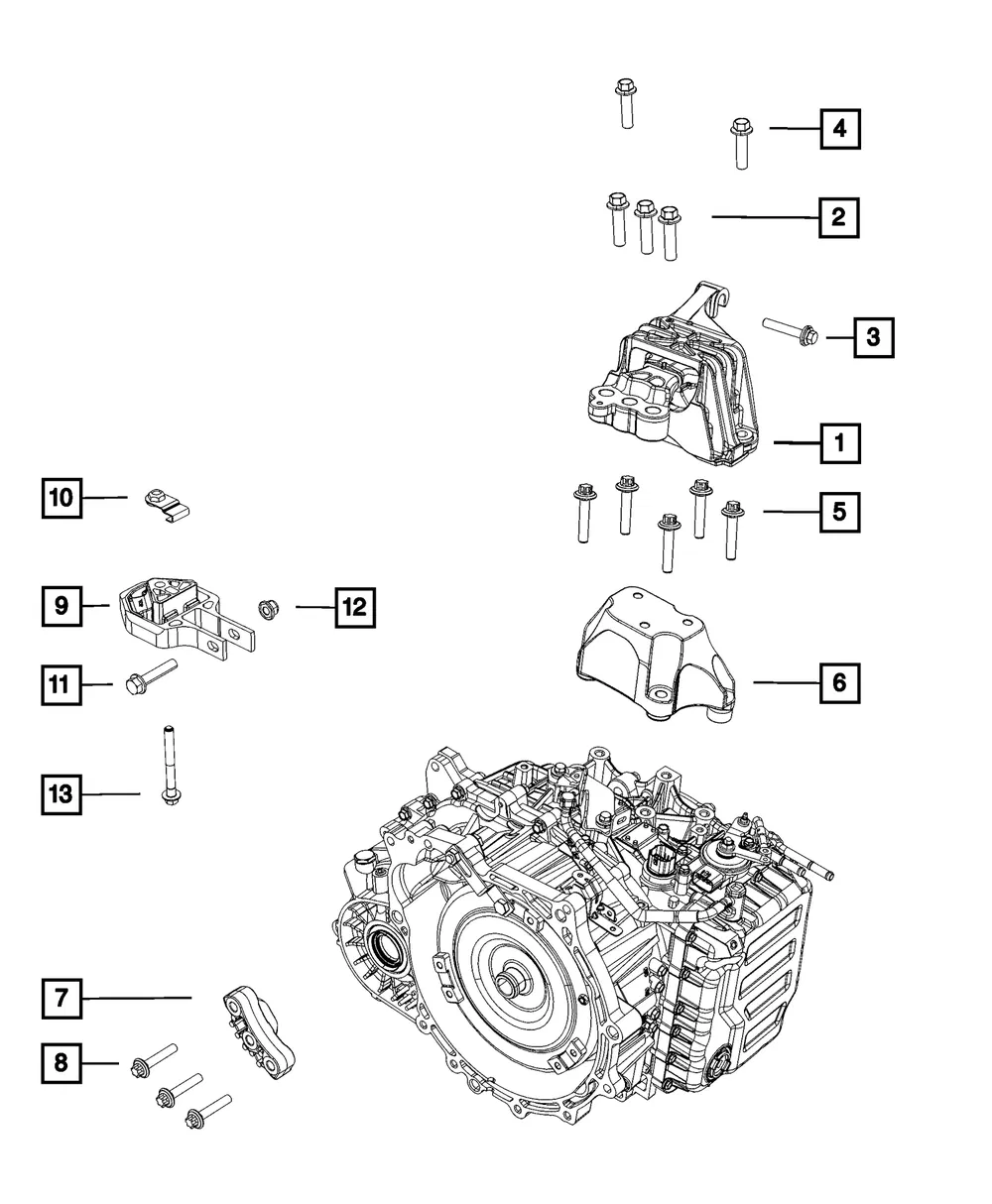 Engine Mount Bracket - Mopar (68164774AA) - view 6
