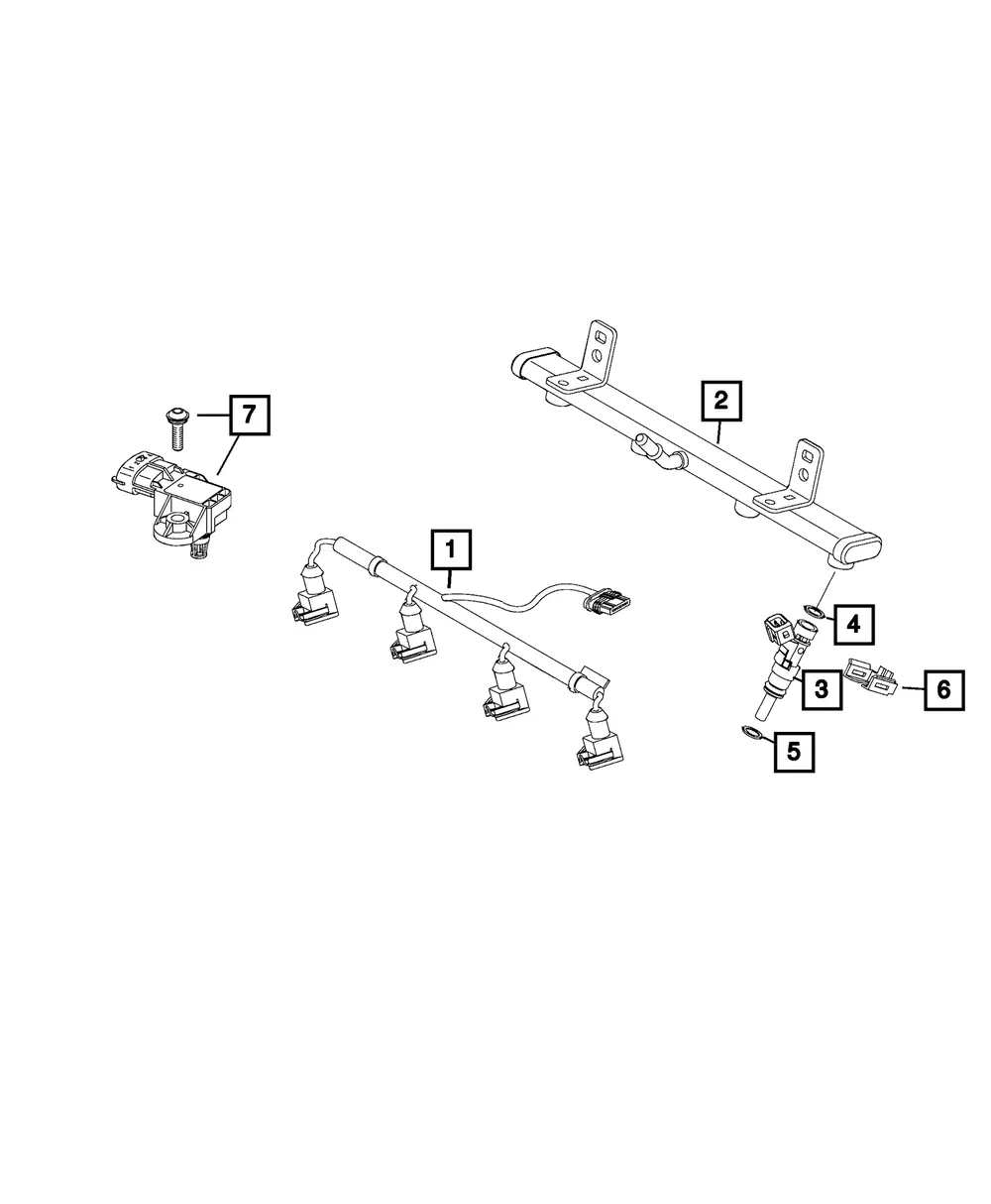 Fuel Rail O Ring - Mopar (68180460aa)
