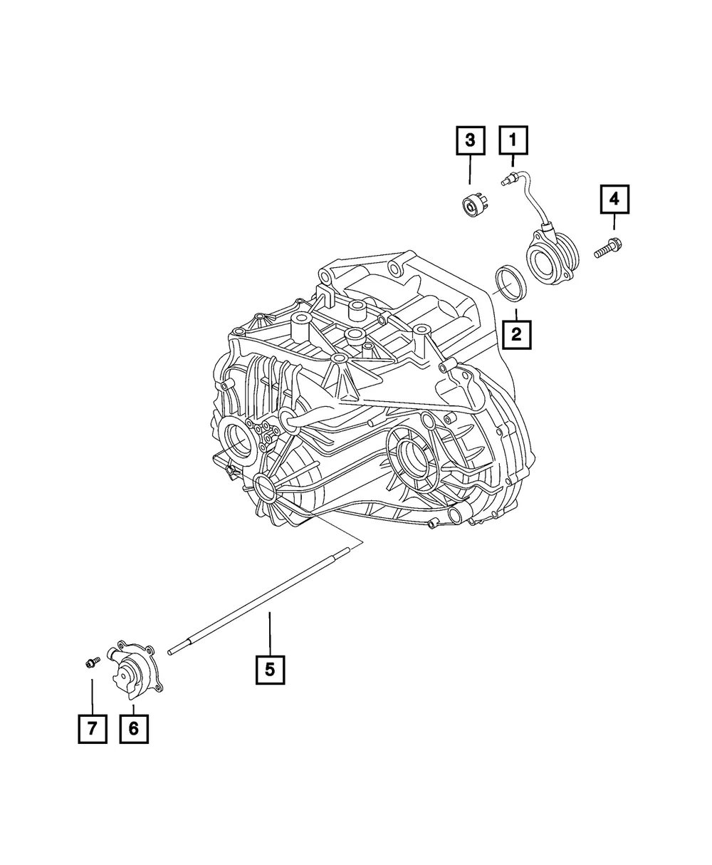 Clutch Actuator - Mopar (68189110aa)