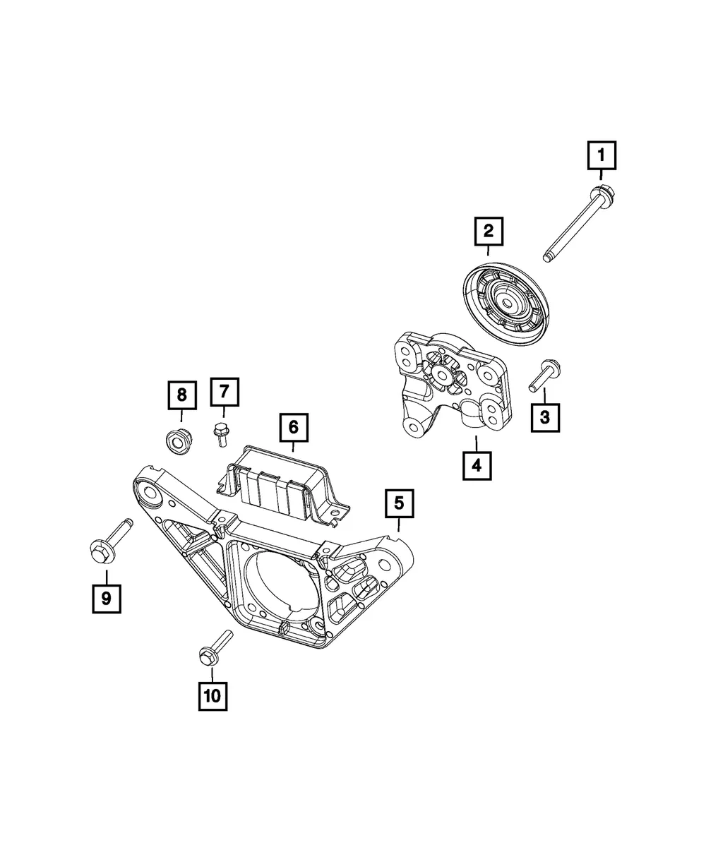 Differential Bracket - Mopar (68192620AA) - view 5