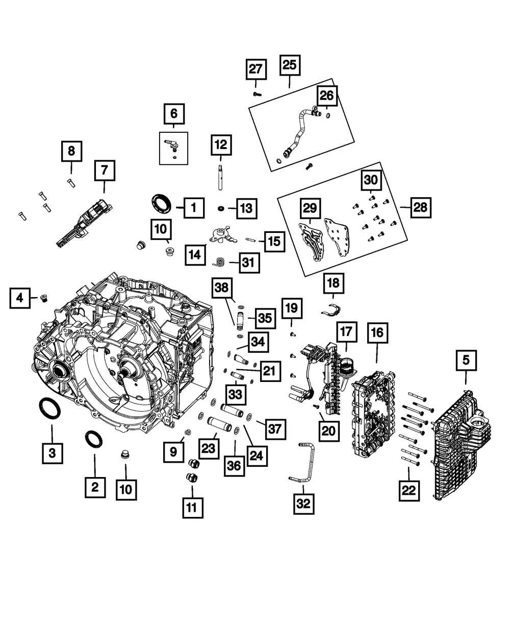 Transmission Range Sensor - Mopar (68197330AA) - view 5