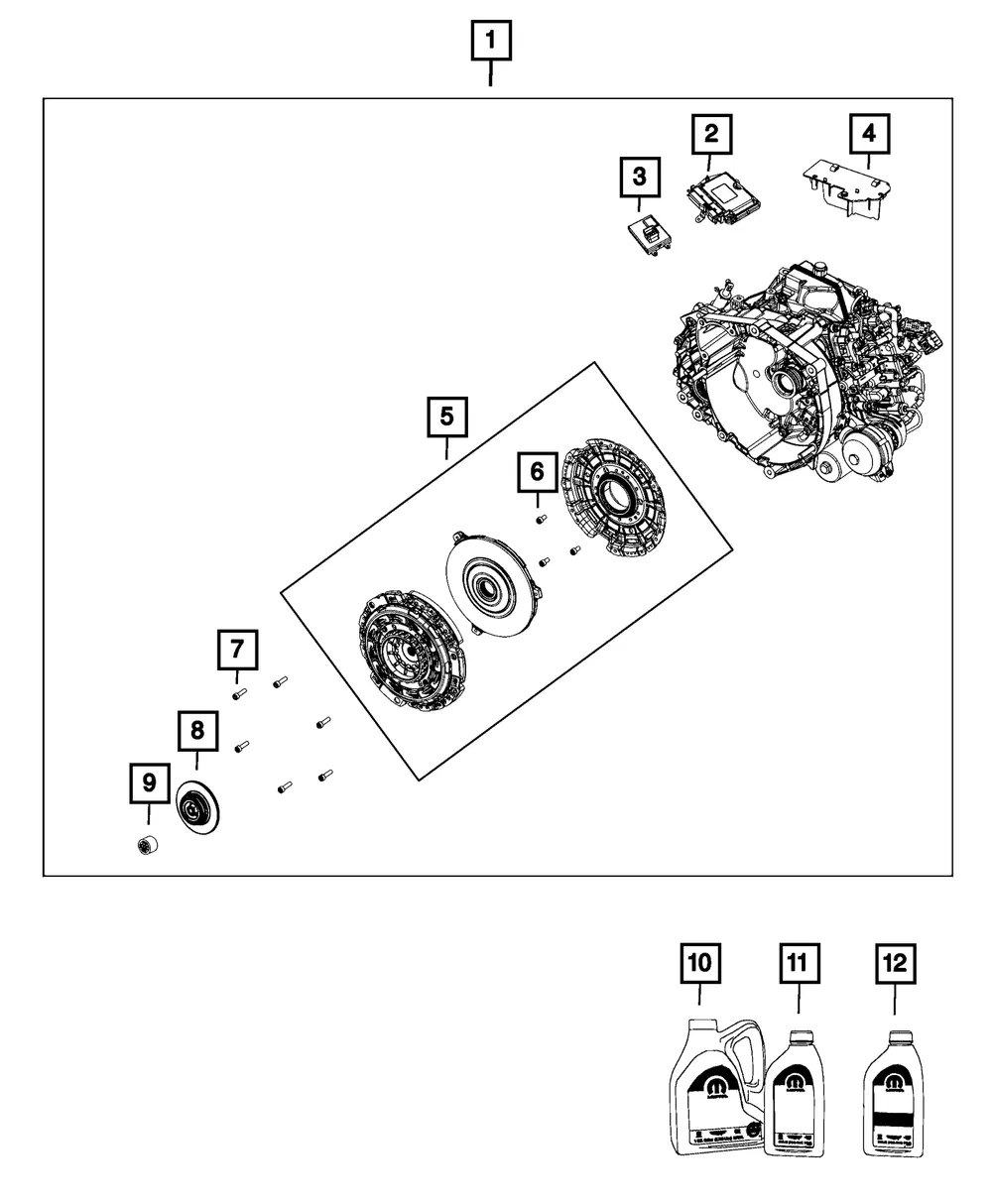 Transmission Control Module - Mopar (68210293AA) - view 14