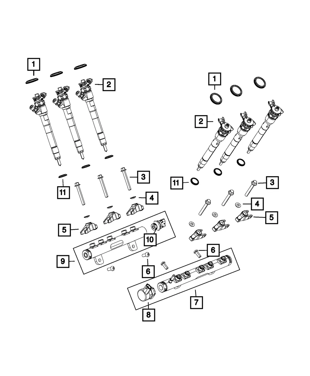 Fuel Injector - Mopar (68211302AA) - view 4