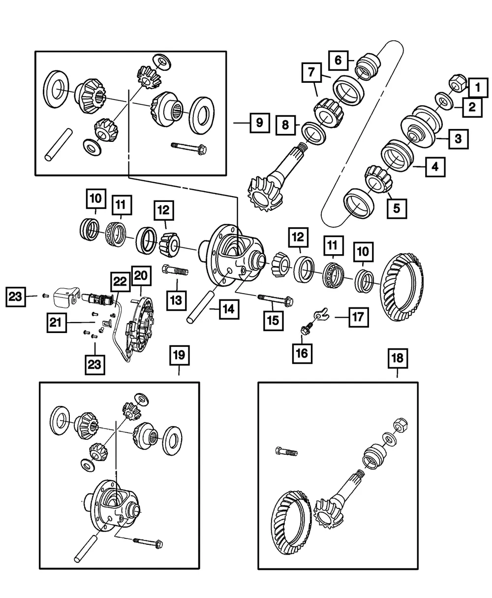 Differential Case Assembly - Mopar (68216948aa) - view 3