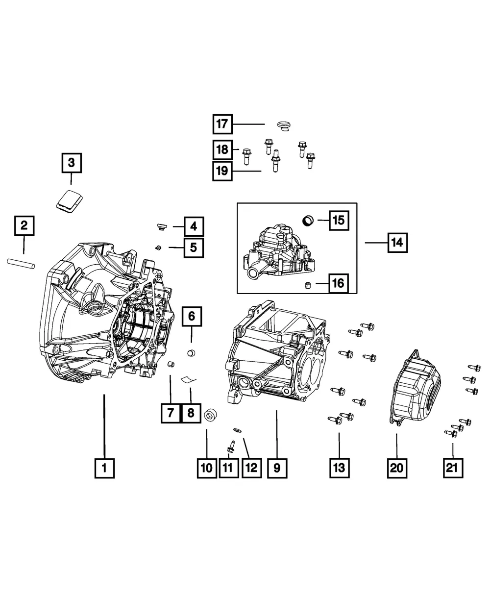 Transmission Shifter - Mopar (68219750aa)