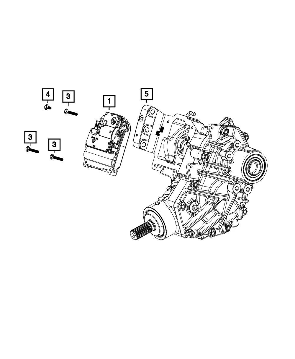 Transfer Case Bolt - Mopar (68224124ac)