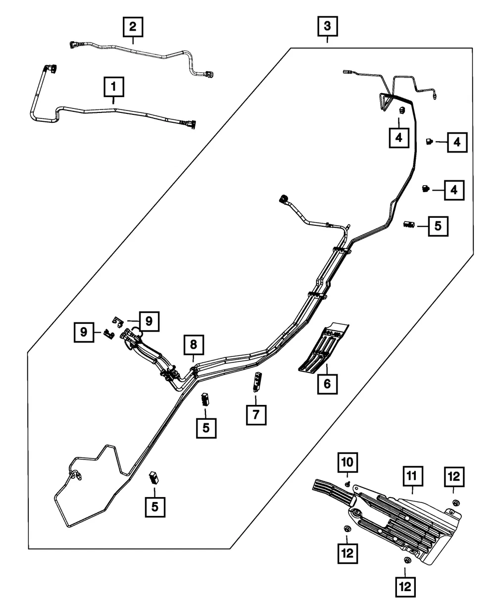 Fuel Line Bundle - Mopar (68225098AG) - view 6