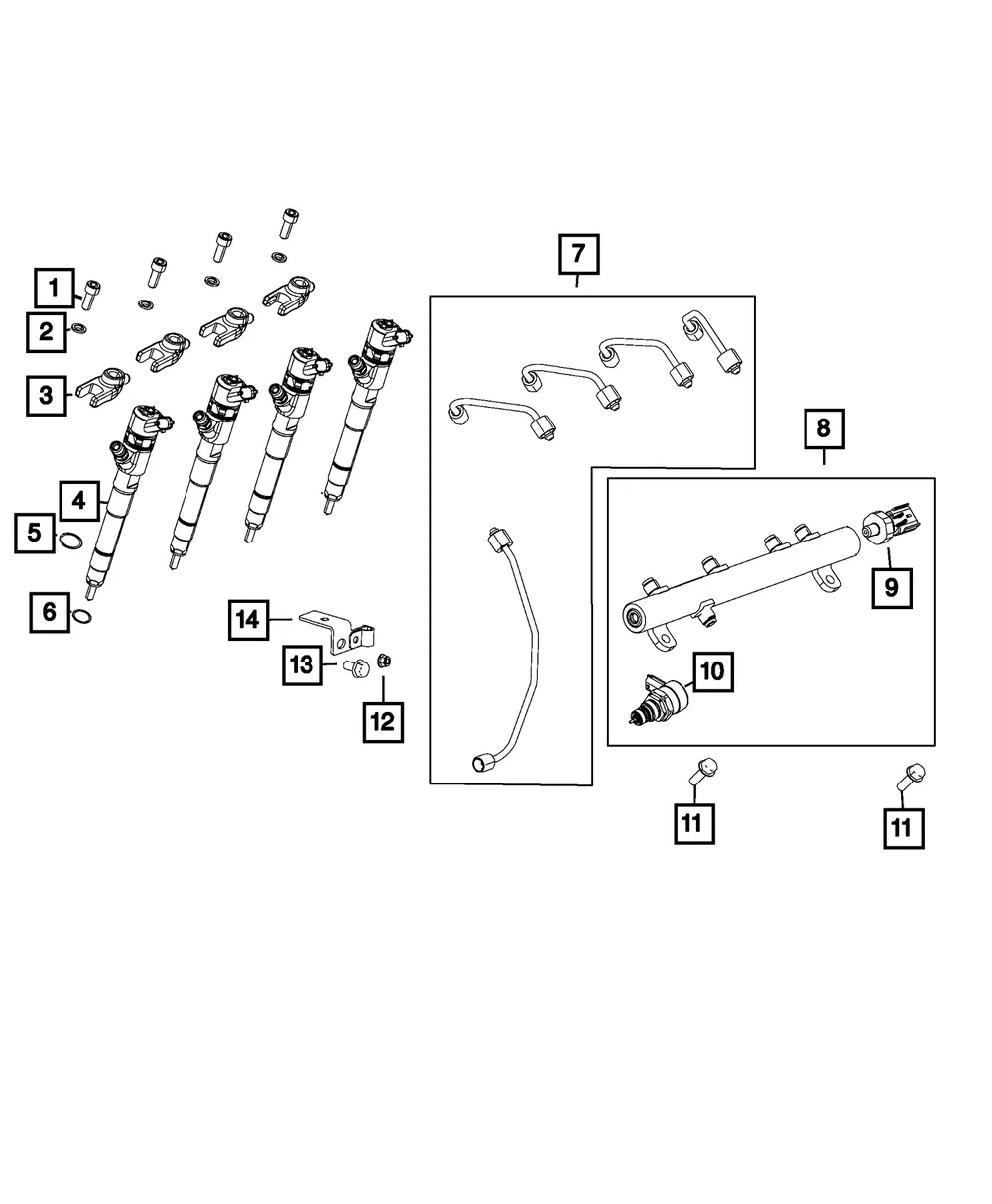 Fuel Injector - Mopar (68226951aa) - view 5