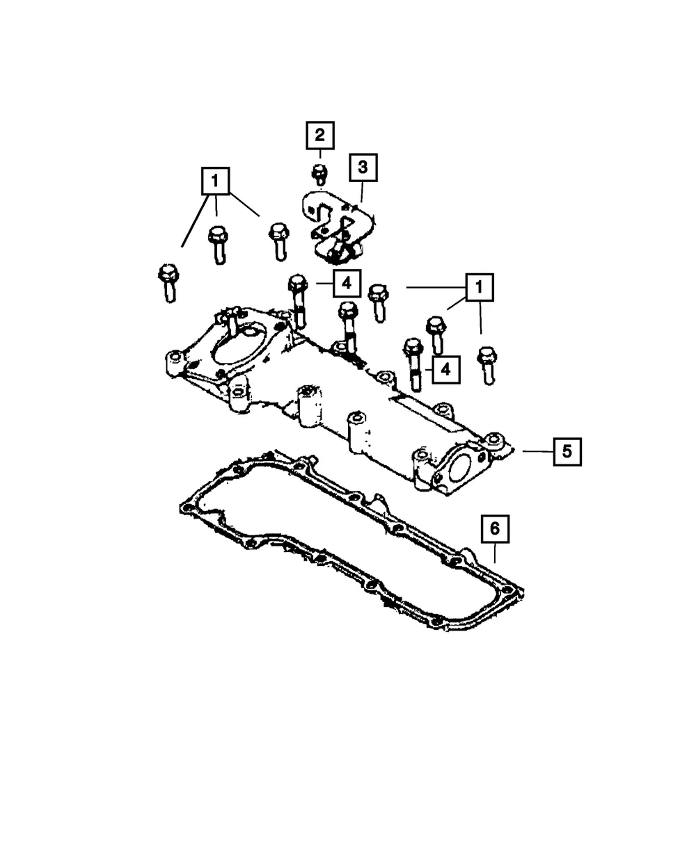 Intake Manifold Bracket - Mopar (68226979aa) - view 3