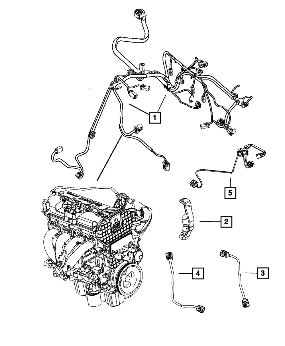 Transmission Wiring - Mopar (68240543aa)